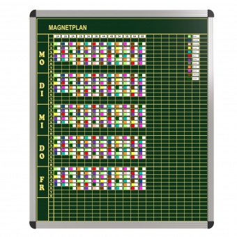 Klassen-Plantafel, 8 Stunden Mo-Fr, für 20 Klassen, 103x97 cm, Klassen-Plantafel, 8 Stunden Mo-Fr, für 20 Klassen, 103x97 cm,